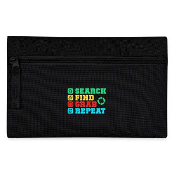 Thrift Shopper Search Find Grab Thrift Store - Pencil Case - black - Front
