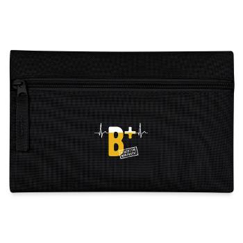 Groupe sanguin Bière positive - votre pouls augmente - Trousse - noir - Devant