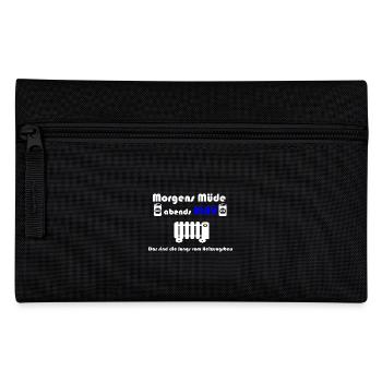 Heizungsbauer Heizungsbau Klempner Installateur - Federtasche - Schwarz - Vorne