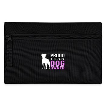 Therapy Therapist Dog Therapy Dog Dog Trainer - Pencil Case - black - Front