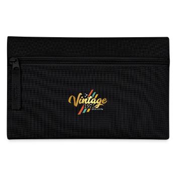 Design rétro vintage anniversaire 1975 - Trousse - noir - Devant