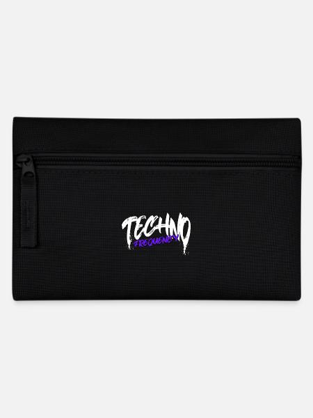 Techno - Federtasche - Schwarz