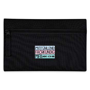 MFA Fachkundig Medizinische Fachangestellte - Federtasche - Schwarz - Vorne
