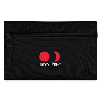 Sichelzellen Anämie - Federtasche - Schwarz - Vorne