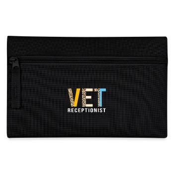Veterinarian, Receptionist, Veterinarian, Secretary - Pencil Case - black - Front