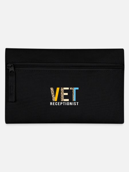 Tierarzt Rezeptionist Veterinär Sekretärin - Federtasche - Schwarz