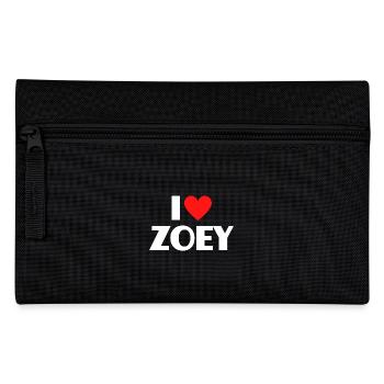 J’aime Zoey Red Heart Love Fan Gift - Trousse - noir - Devant