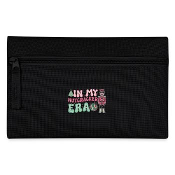 Weihnachten Xmas Spruch In My Nutcracker Era - Federtasche - Schwarz - Vorne
