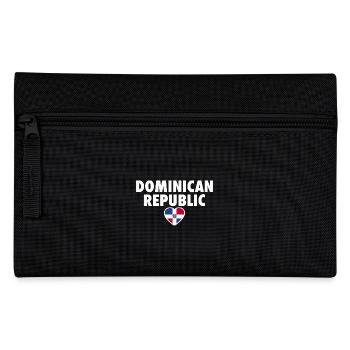 Drapeau de la République dominicaine - Trousse - noir - Devant