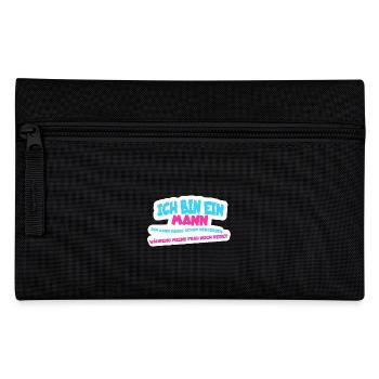 I'm a man, I can forget things - Pencil Case - black - Front