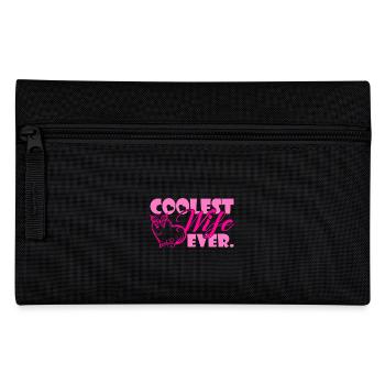 Coolest Wife Ever - Pencil Case - black - Front