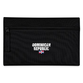 Dominican Republic Vintage Flag Dominican - Pencil Case - black - Front