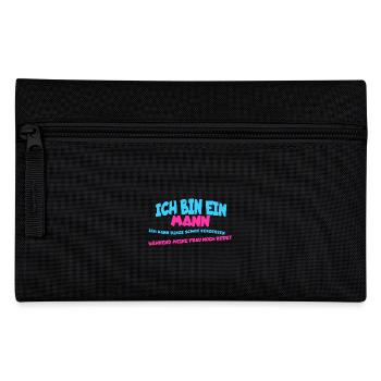 I'm a man, I can forget things - - Pencil Case - black - Front