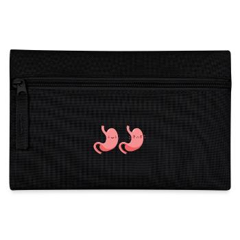 Darm Krankheit Gastroparese - Federtasche - Schwarz - Vorne