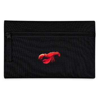 Hummer Meeresfrüchte Lobster Languste - Federtasche - Schwarz - Vorne