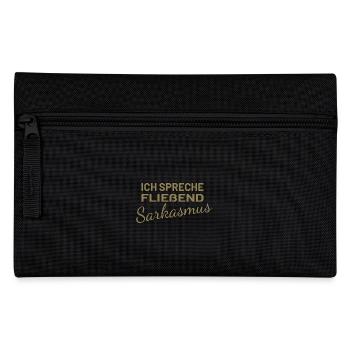 Ich spreche fließend Sarkasmus - Federtasche - Schwarz - Vorne