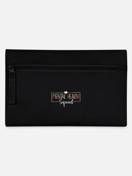 Psychische Gesundheit Mental Health - Federtasche - Schwarz