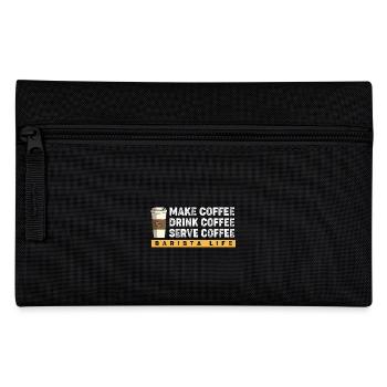 Espresso Coffee Caffeine Barista - Pencil Case - black - Front