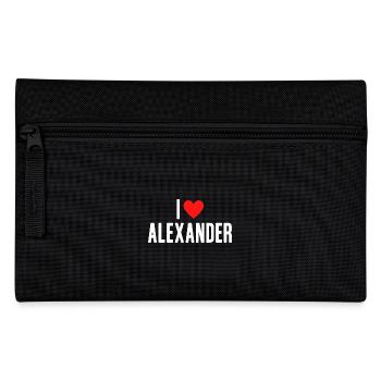 J’aime Alexander Red Heart Love Fan Gift - Trousse - noir - Devant