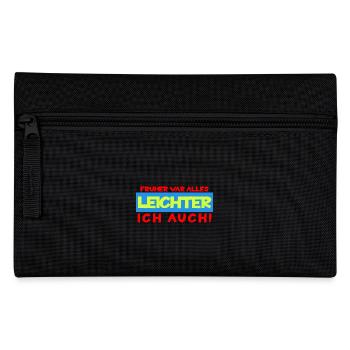 Avant, tout était plus facile, moi aussi - humour disant - Trousse - noir - Devant