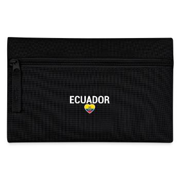 Ecuador Ecuadorian Flag - Pencil Case - black - Front