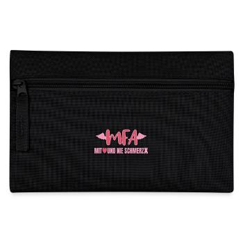MFA MIt Herz Medizinische Fachangestellte - Federtasche - Schwarz - Vorne