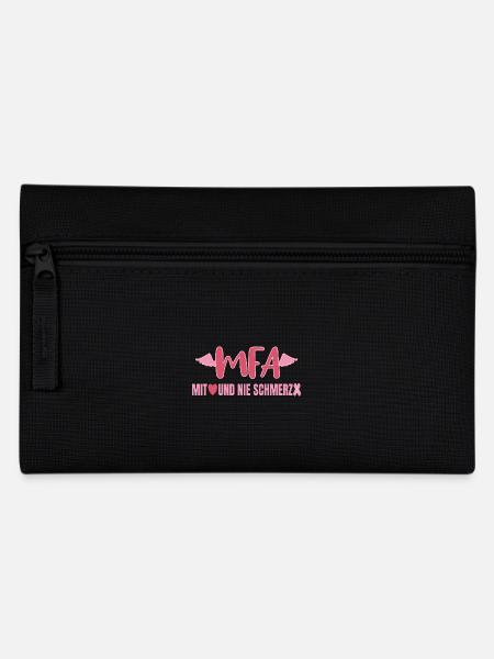 MFA MIt Herz Medizinische Fachangestellte - Federtasche - Schwarz
