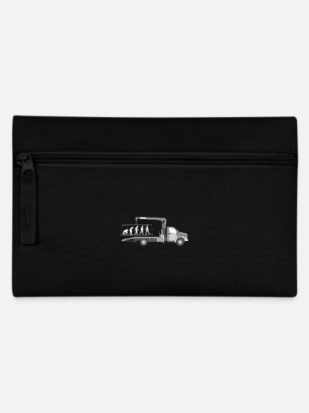 Abschlepper Evolution Silhouette Minimalistisch - Federtasche - Schwarz