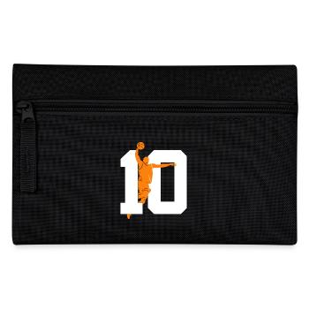 NUMMER 10 BASKETBALL 10. GEBURTSTAG - Federtasche - Schwarz - Vorne