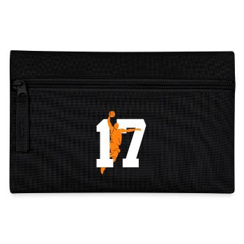 NUMBER 17 BASKETBALL 17TH BIRTHDAY - Pencil Case - black - Front