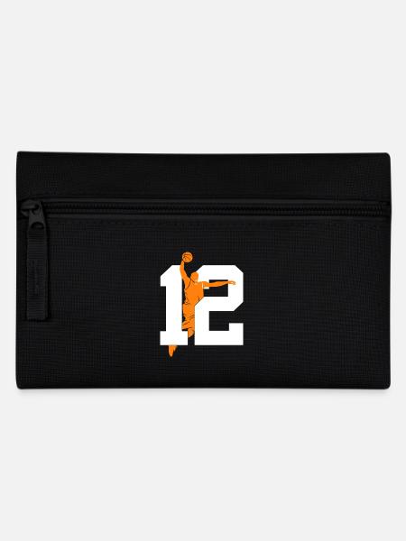 NUMMER 12 BASKETBALL 12. GEBURTSTAG - Federtasche - Schwarz