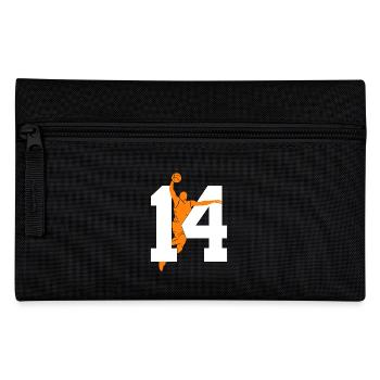 NUMBER 14 BASKETBALL 14TH BIRTHDAY - Pencil Case - black - Front