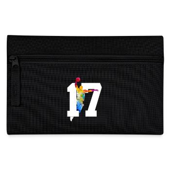 NUMBER 17 BASKETBALL 17TH BIRTHDAY - Pencil Case - black - Front