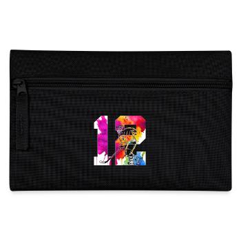 NUMBER 12 HOCKEY 12TH BIRTHDAY - Pencil Case - black - Front