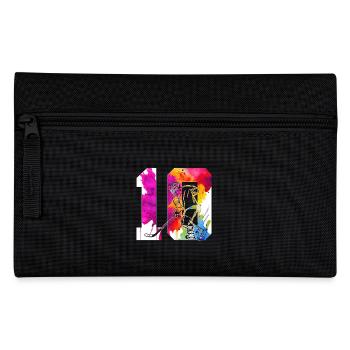NUMMER 10 EISHOCKEY 10. GEBURTSTAG - Federtasche - Schwarz - Vorne