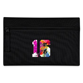 NUMBER 16 HOCKEY 16TH BIRTHDAY - Pencil Case - black - Front