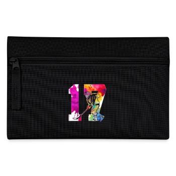 NUMBER 17 HOCKEY 17TH BIRTHDAY - Pencil Case - black - Front