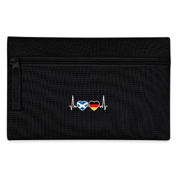 Scotland Germany Friends Flags - Pencil Case - black - Front