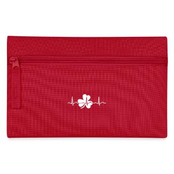 St Patrick's Day Irish Heartbeat - Pencil Case - red - Front