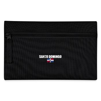 Drapeau vintage de Santo Domingo Dom Rep - Trousse - noir - Devant