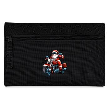 Motorcyclists Christmas - Pencil Case - black - Front
