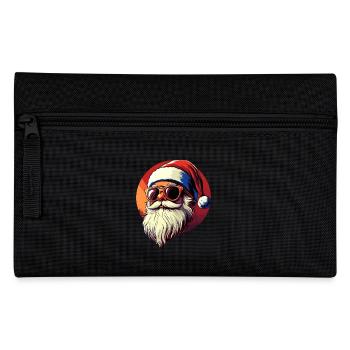 Cool Santa Claus - Pencil Case - black - Front
