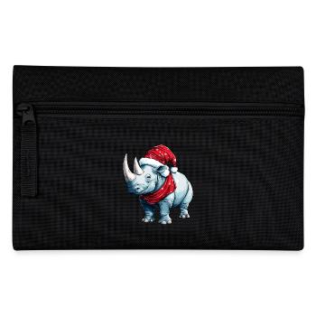 Nashörner Weihnachten - Federtasche - Schwarz - Vorne