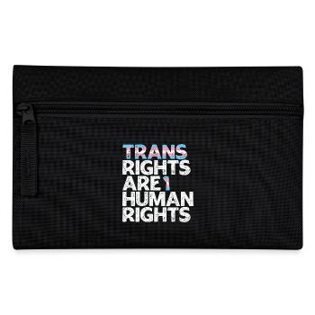Les droits des personnes trans sont des droits de la personne - Trousse - noir - Devant