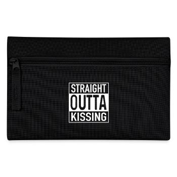 Straight OUTTA Kissing - Federtasche - Schwarz - Vorne