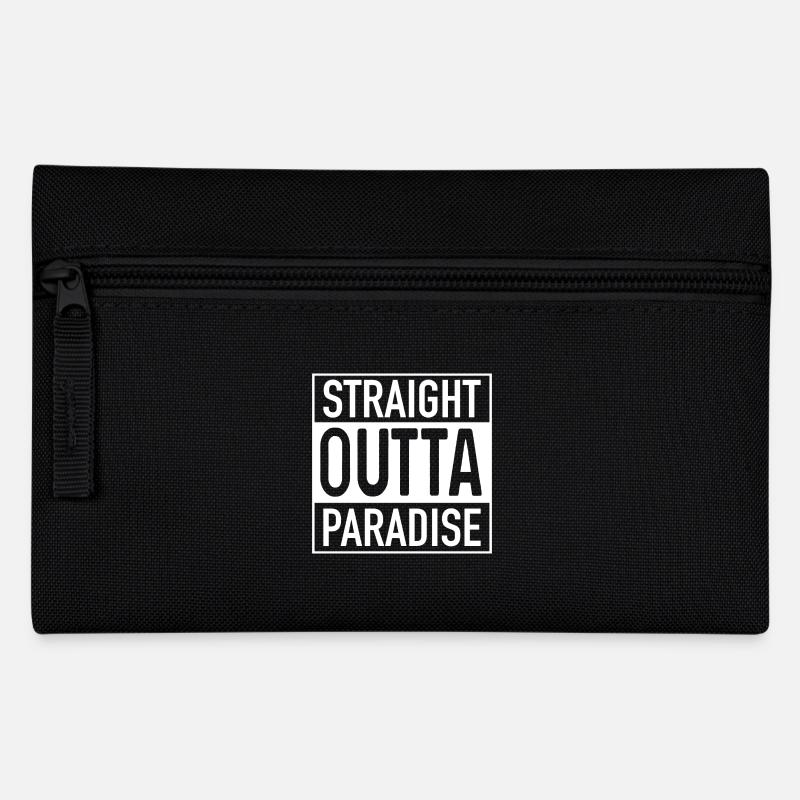 Straight OUTTA Paradise - Pencil Case - black