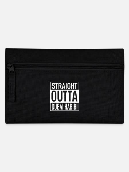Tout droit OUTTA HABIBI DUBAI - Trousse - noir