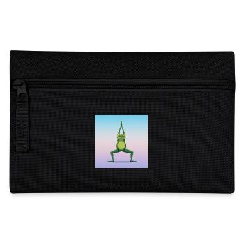 La grenouille yoga - Trousse - noir - Devant