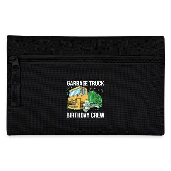 Garbage Can Garbage Truck Garbage Truck Garbage Man - Pencil Case - black - Front