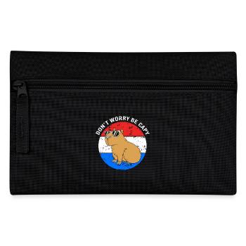 Capybara - Federtasche - Schwarz - Vorne